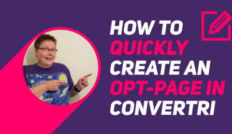 [How to quickly create an opt-in page in convertri image]