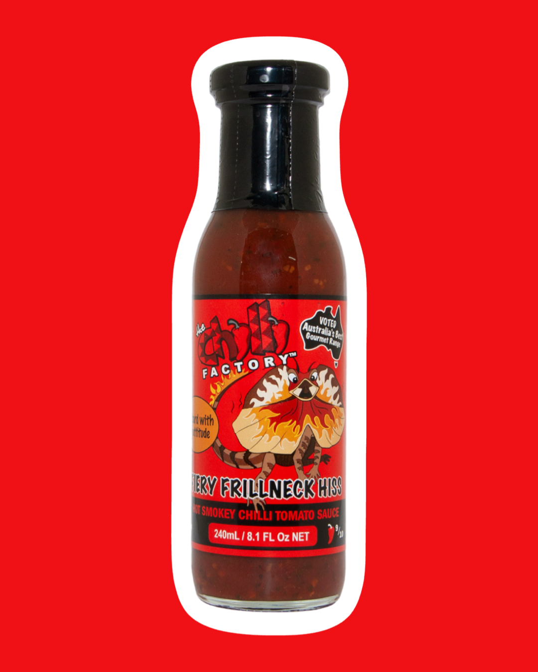 Fiery Frillneck Hiss 240ml