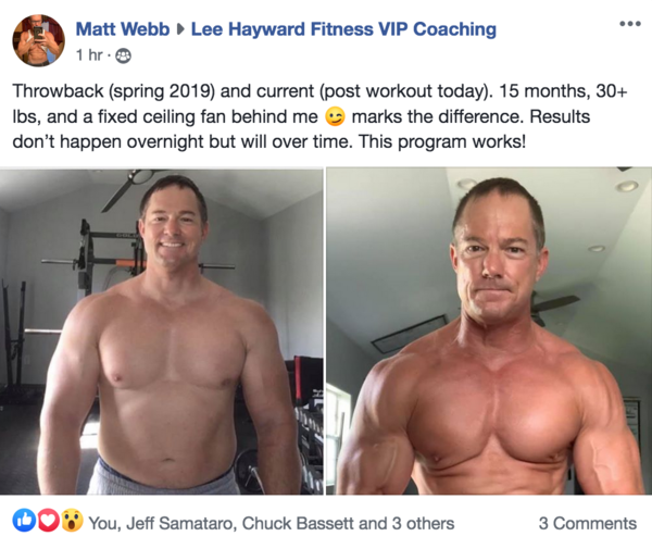 Throwbackthursday Before and After pic!