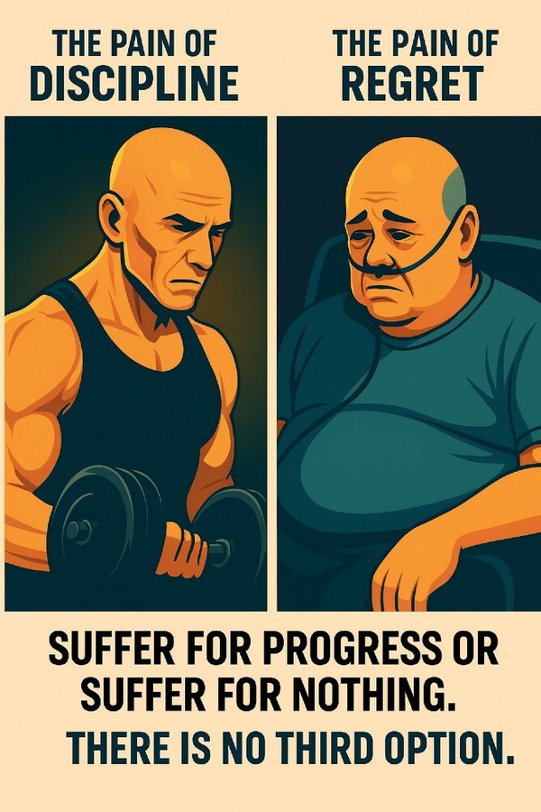 Discipline VS Regret - what pain are you choosing?