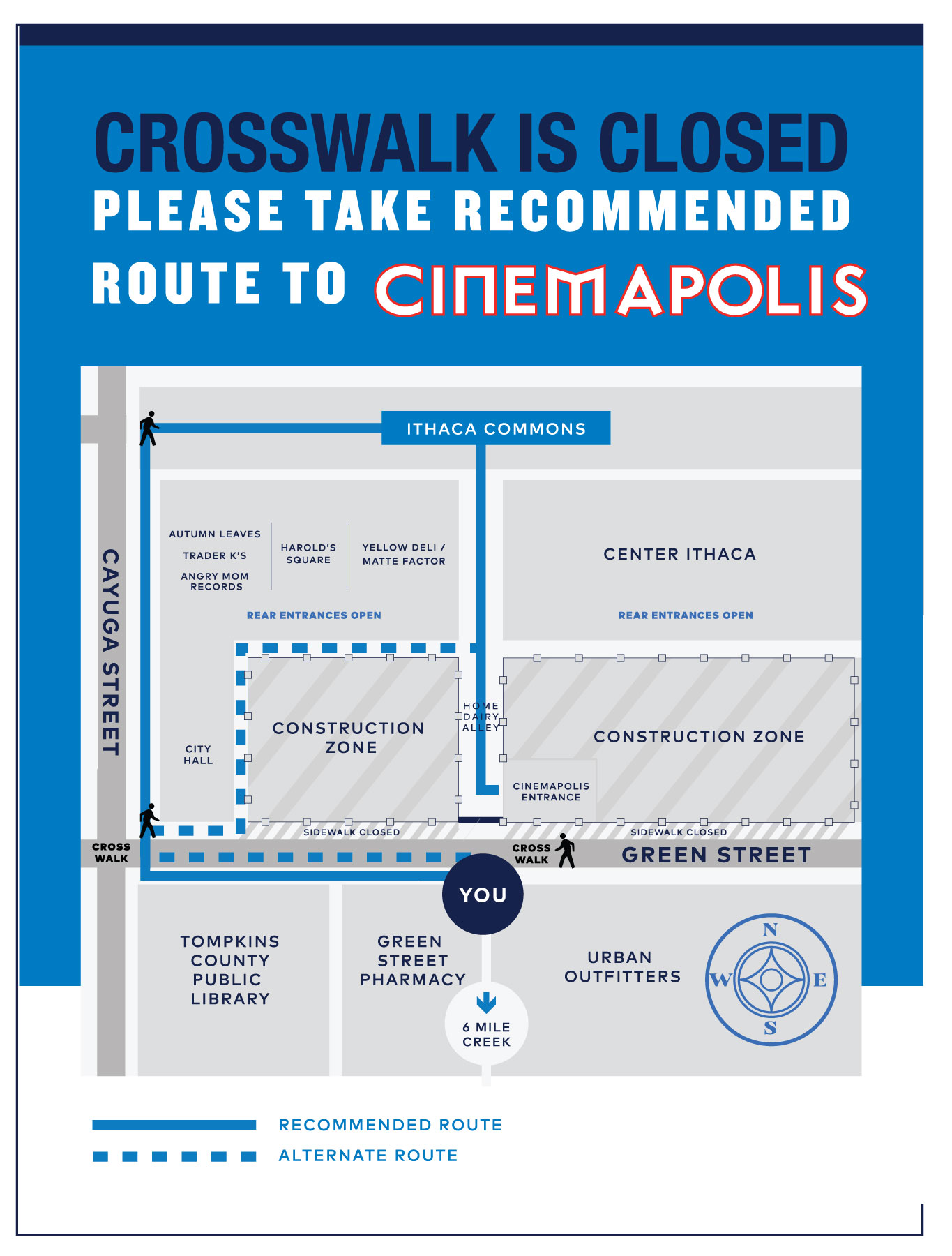 Crosswalk Reopens