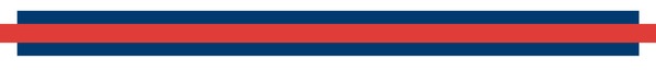 blue and red footer